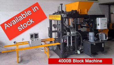  Semi automatic hydraulic concrete block and pavers making machine BLT4000B